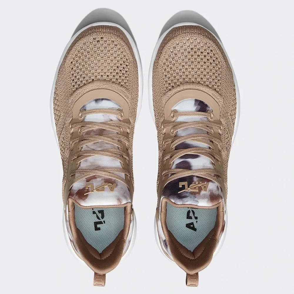 New APL Techloom Tracer Almond Caramel Tie Dye size 8